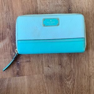 Kate Spade, Leather Wallet with Zipper